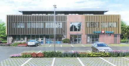 Local d’activités dans Neufgrange à louer - Photo de l’immeuble – Image 2 sur 2