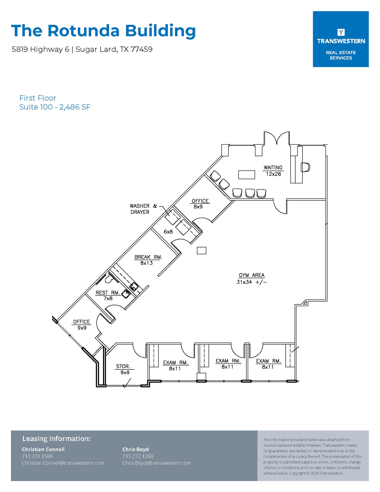 5819 Hwy 6, Missouri City, TX à louer Plan d’étage– Image 1 sur 1