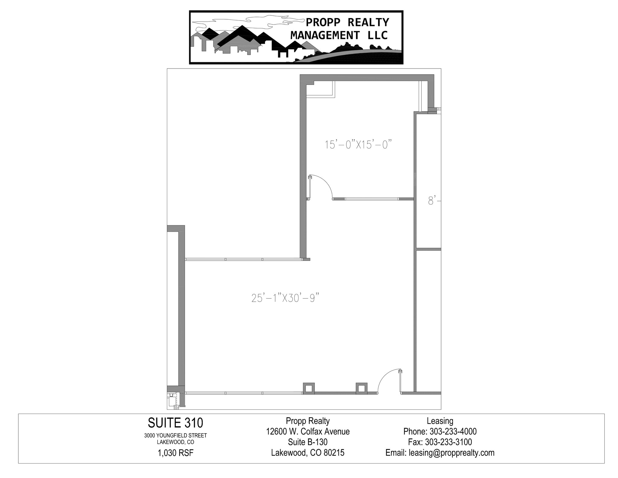3000 Youngfield St, Wheat Ridge, CO à louer Plan de site– Image 1 sur 1
