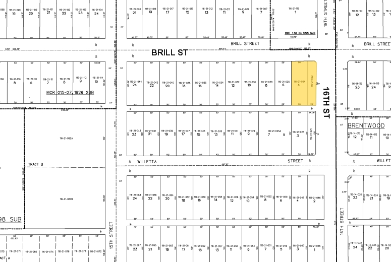 1444 N 16th St, Phoenix, AZ à louer - Plan cadastral – Image 2 sur 2