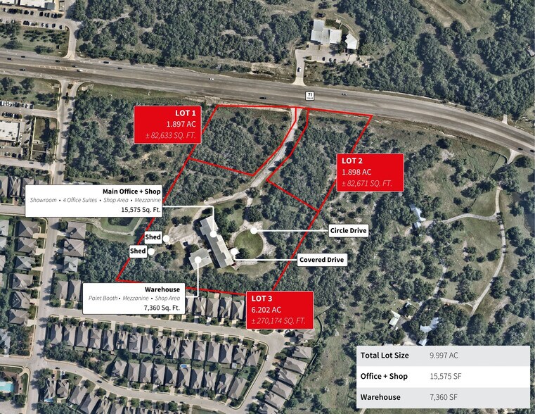 15315 W Highway 71, Austin, TX à vendre - Aérien – Image 2 sur 37