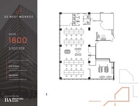 33 W Monroe St, Chicago, IL à louer Plan d’étage– Image 1 sur 5