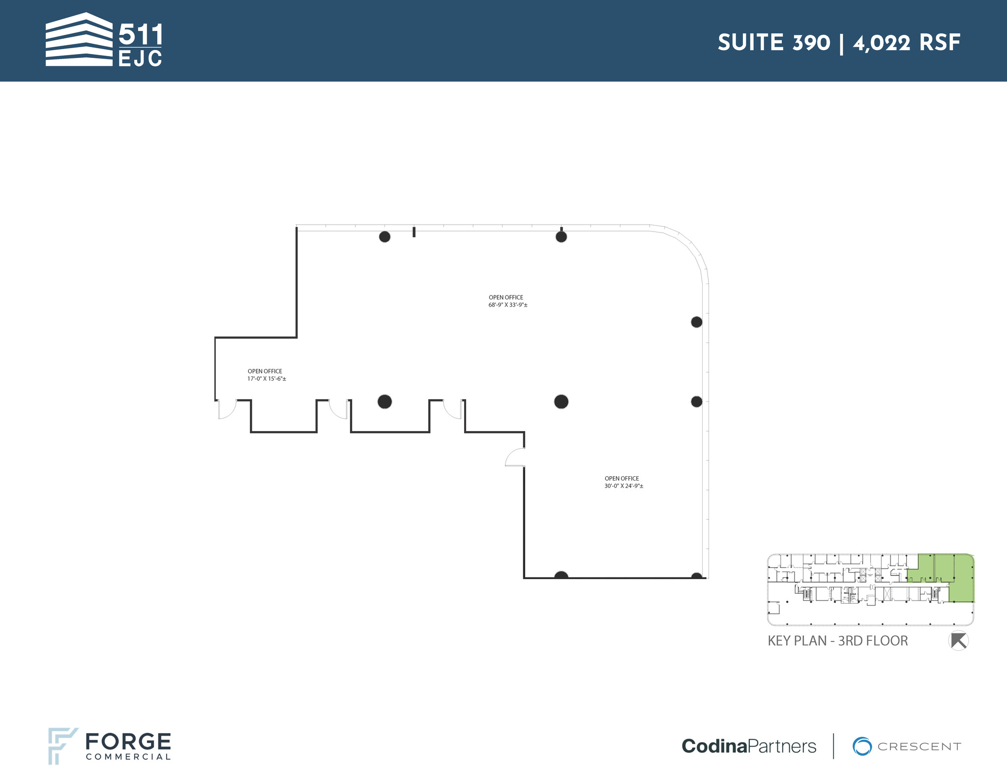 511 E John Carpenter Fwy, Irving, TX à louer Plan d’étage– Image 1 sur 7