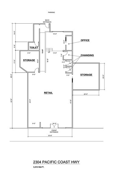 2300-2308 Pacific Coast Hwy, Lomita, CA à louer - Plan d’étage – Image 3 sur 13
