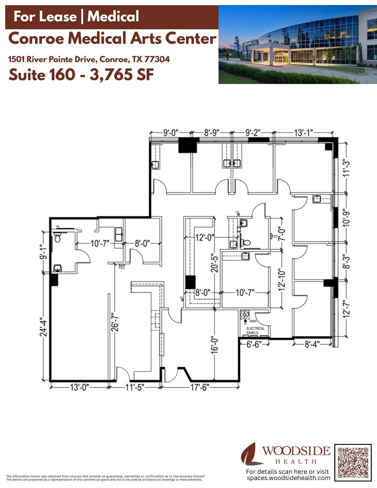 1501 River Pointe Dr, Conroe, TX à louer Plan d’étage– Image 1 sur 1