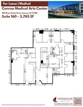 1501 River Pointe Dr, Conroe, TX à louer Plan d’étage– Image 1 sur 1