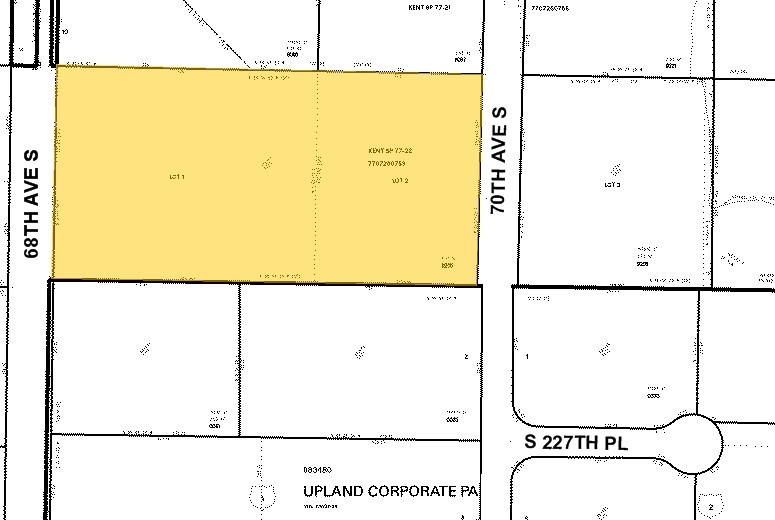 22405-22419 72nd Ave S, Kent, WA à louer - Plan cadastral – Image 2 sur 6