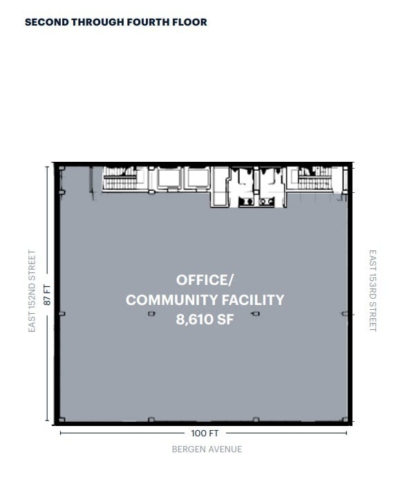 631 Bergen Ave, Bronx, NY à louer Plan d’étage– Image 1 sur 1