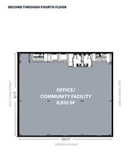 631 Bergen Ave, Bronx, NY à louer Plan d’étage– Image 1 sur 1