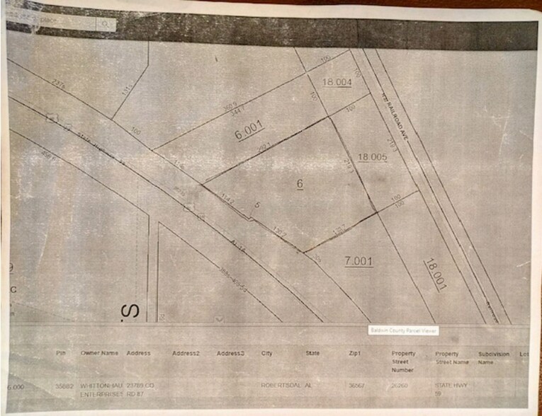 26260 Al-59 Hwy, Loxley, AL à louer - Plan cadastral – Image 2 sur 35
