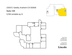 2300 E Katella Ave, Anaheim, CA à louer Plan d’étage– Image 1 sur 12