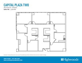 301 E Pine St, Orlando, FL à louer Plan de site– Image 1 sur 1