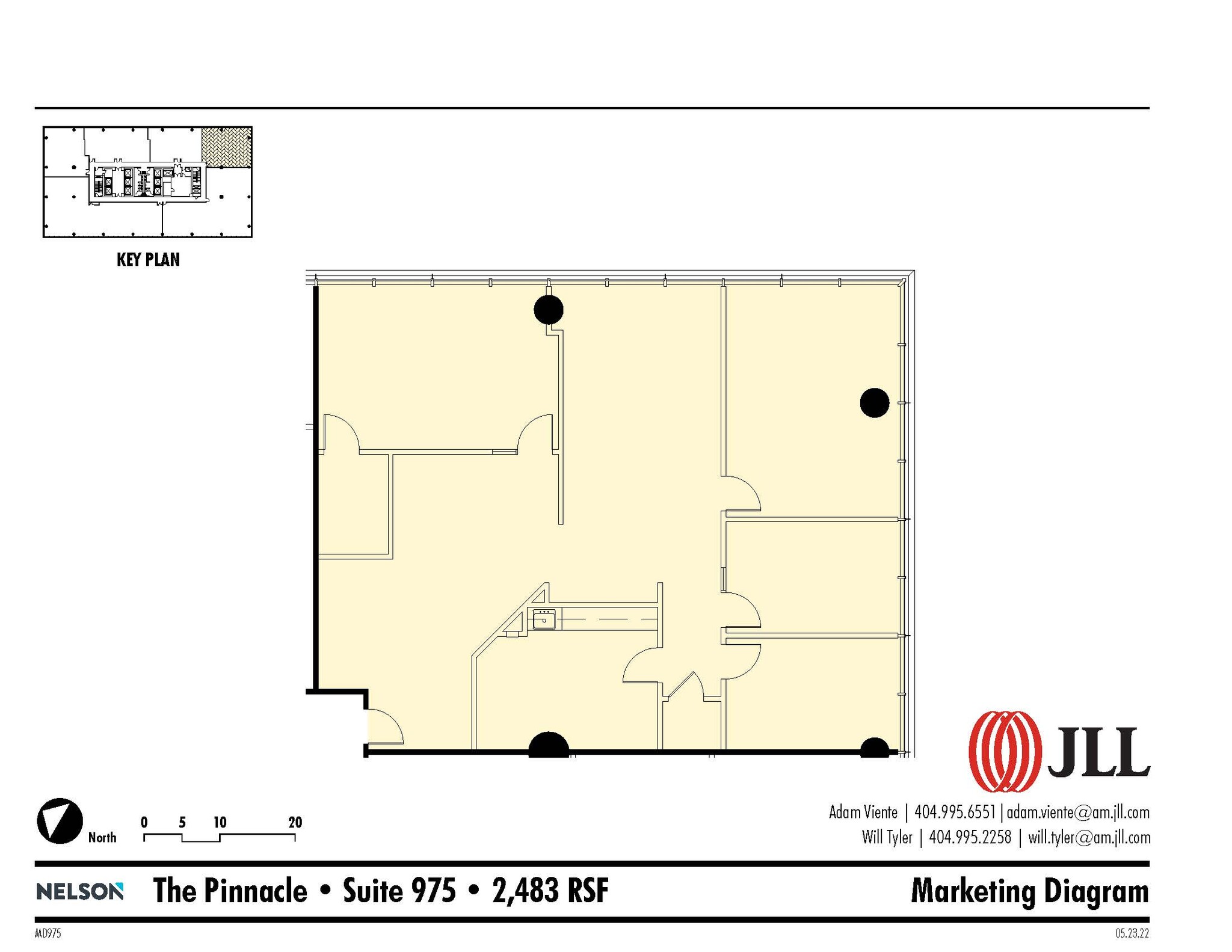 3455 Peachtree Rd NE, Atlanta, GA à louer Plan d’étage– Image 1 sur 1