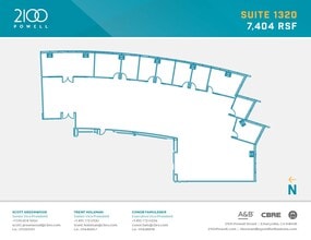 2100 Powell St, Emeryville, CA à louer Plan d’étage– Image 1 sur 1