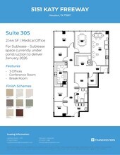 5151 Katy Fwy, Houston, TX à louer Plan d’étage– Image 1 sur 1