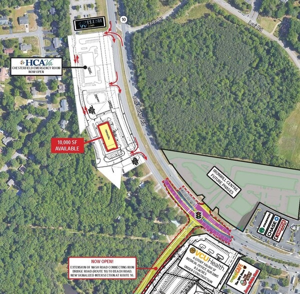 9750 Iron Bridge Rd, Chesterfield, VA à louer - Aérien – Image 2 sur 2