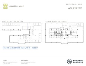 3700 Mansell Rd, Alpharetta, GA à louer Plan d’étage– Image 2 sur 2