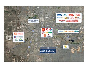 404 Greeley Hwy, Cheyenne, WY - Vue aérienne  vue de carte - Image1