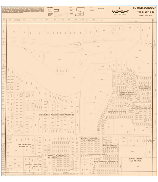 7501 E Adamo Dr, Tampa, FL à louer - Plan cadastral – Image 2 sur 14