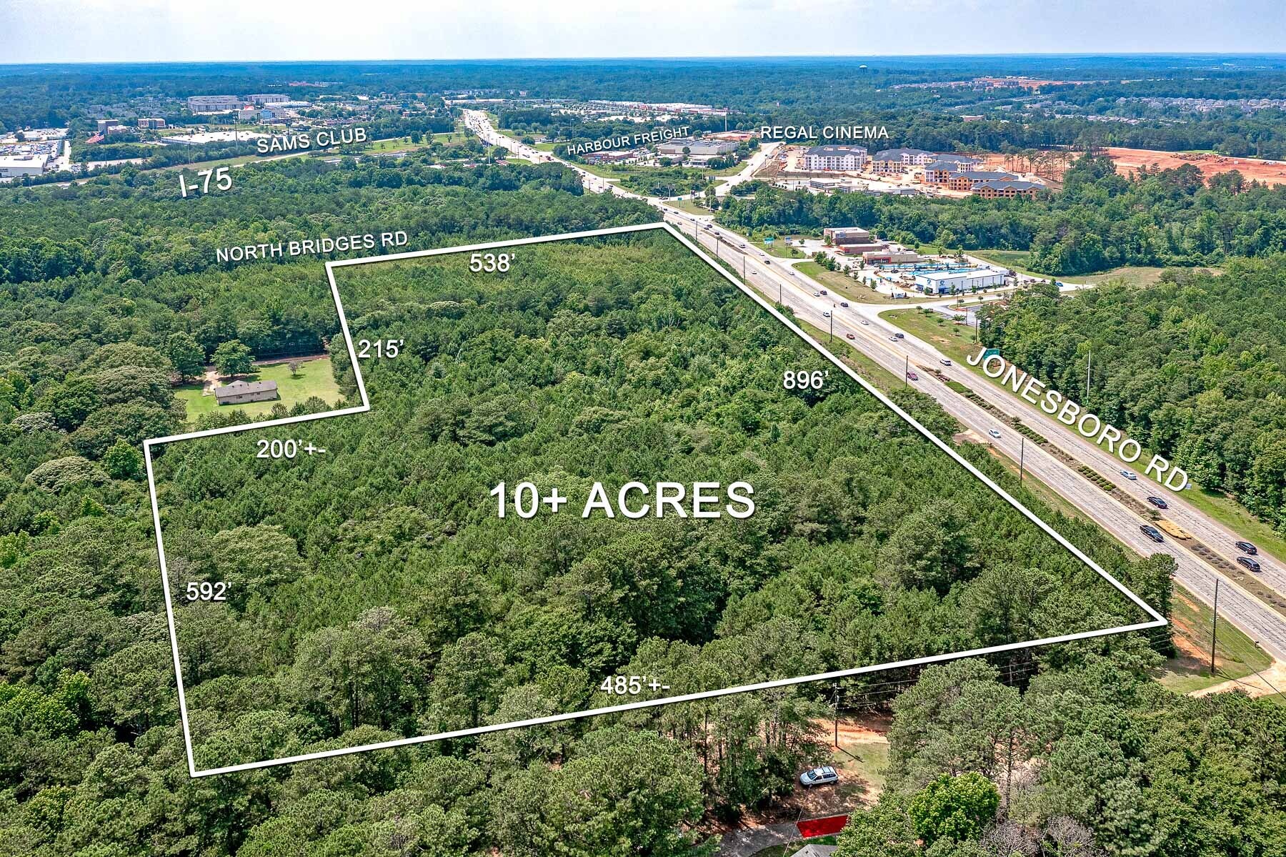 1321 Jonesboro Rd, McDonough, GA à vendre Aérien– Image 1 sur 14