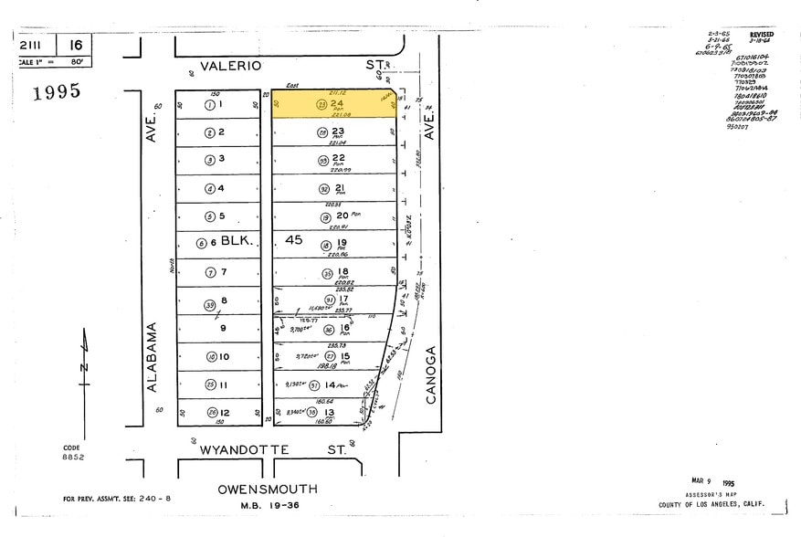 7361 Canoga Ave, Canoga Park, CA à vendre - Plan cadastral – Image 3 sur 3