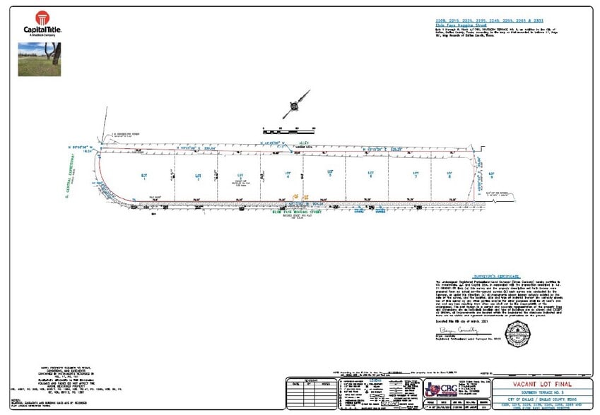2214 Southland St, Dallas, TX à vendre - Plan de site – Image 2 sur 4
