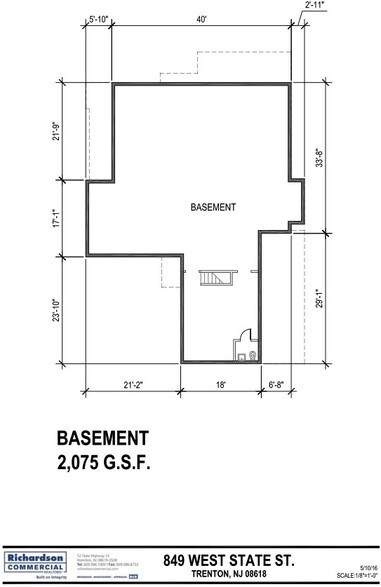 849 W State St, Trenton, NJ à vendre - Plan d’étage – Image 3 sur 10