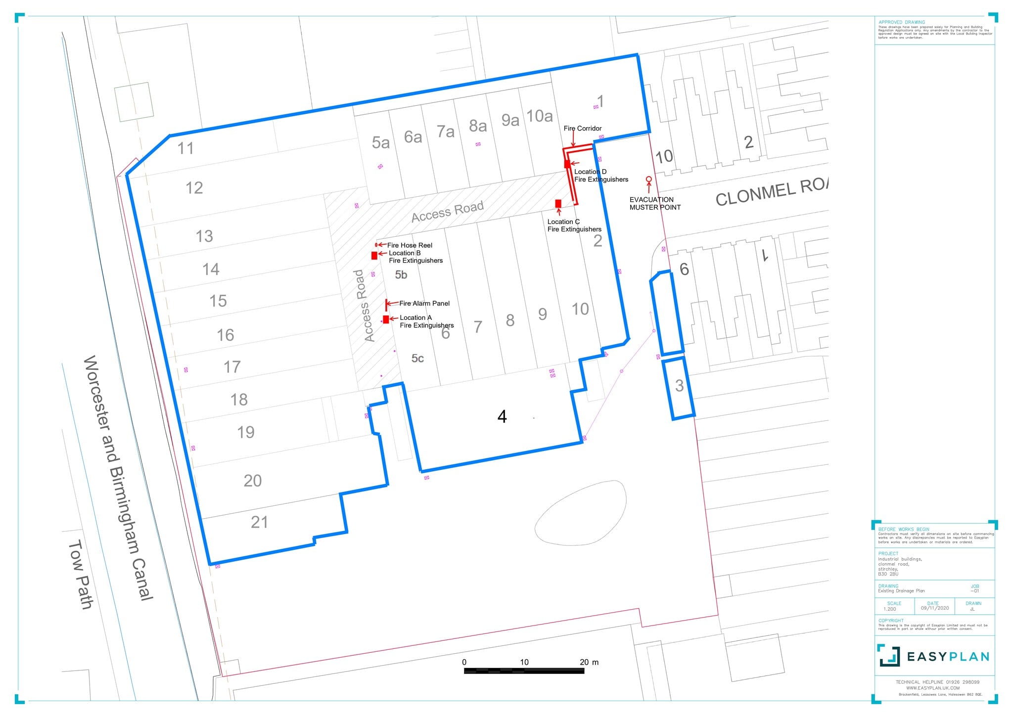 Clonmel Rd, Birmingham à louer Plan de site– Image 1 sur 4