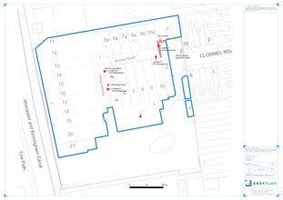 Clonmel Rd, Birmingham à louer Plan de site– Image 1 sur 4