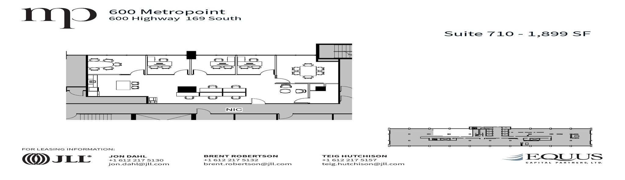600 Highway 169 S, Saint Louis Park, MN à louer Plan d’étage– Image 1 sur 1