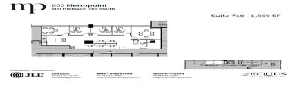 600 Highway 169 S, Saint Louis Park, MN à louer Plan d’étage– Image 1 sur 1