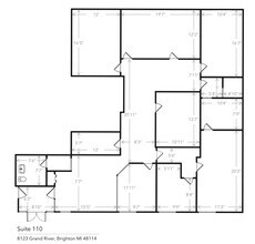 8123 Grand River Rd, Brighton, MI à louer Plan d’étage– Image 1 sur 1