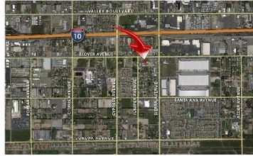 10557 Juniper Ave, Fontana, CA - VUE AÉRIENNE  vue de carte