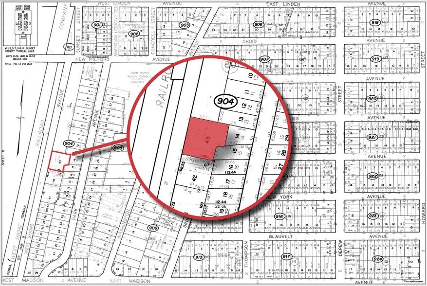 109 West Shore Ave, Dumont, NJ à vendre - Plan cadastral – Image 2 sur 16