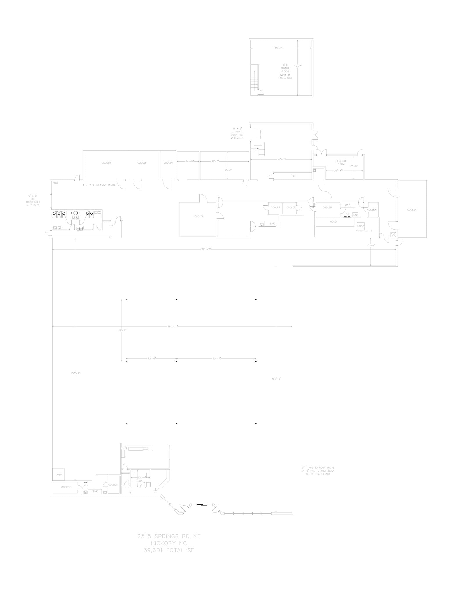 2500 Springs Rd, Hickory, NC à louer Plan de site– Image 1 sur 2