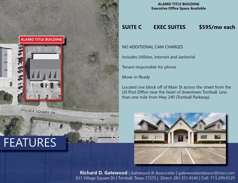 1002 Village Square Dr, Tomball, TX à louer - Photo de l’immeuble – Image 2 sur 6