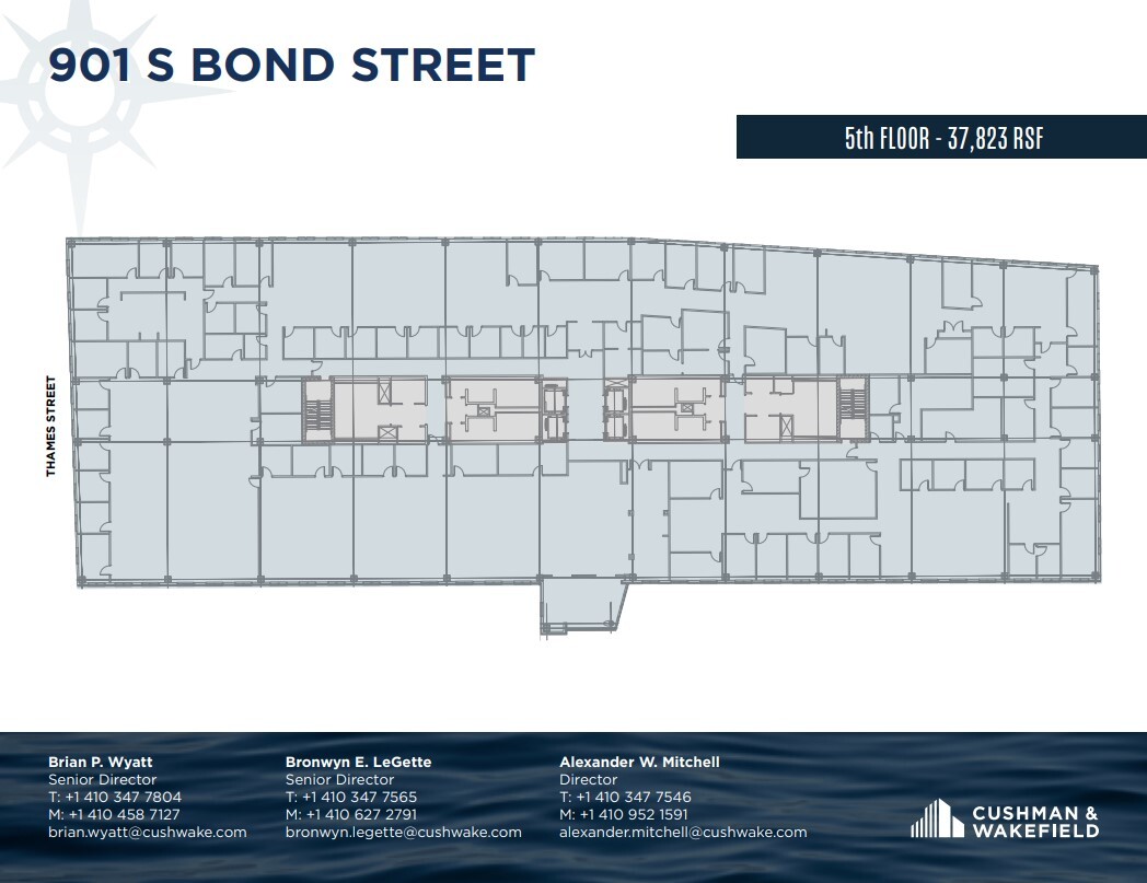 100 International Dr, Baltimore, MD à louer Plan d’étage– Image 1 sur 1