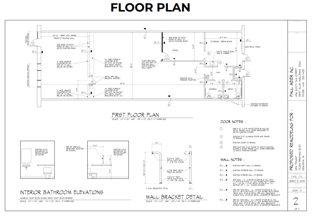 7530-7630 Pershing Blvd, Kenosha, WI à louer Plan d’étage– Image 1 sur 1