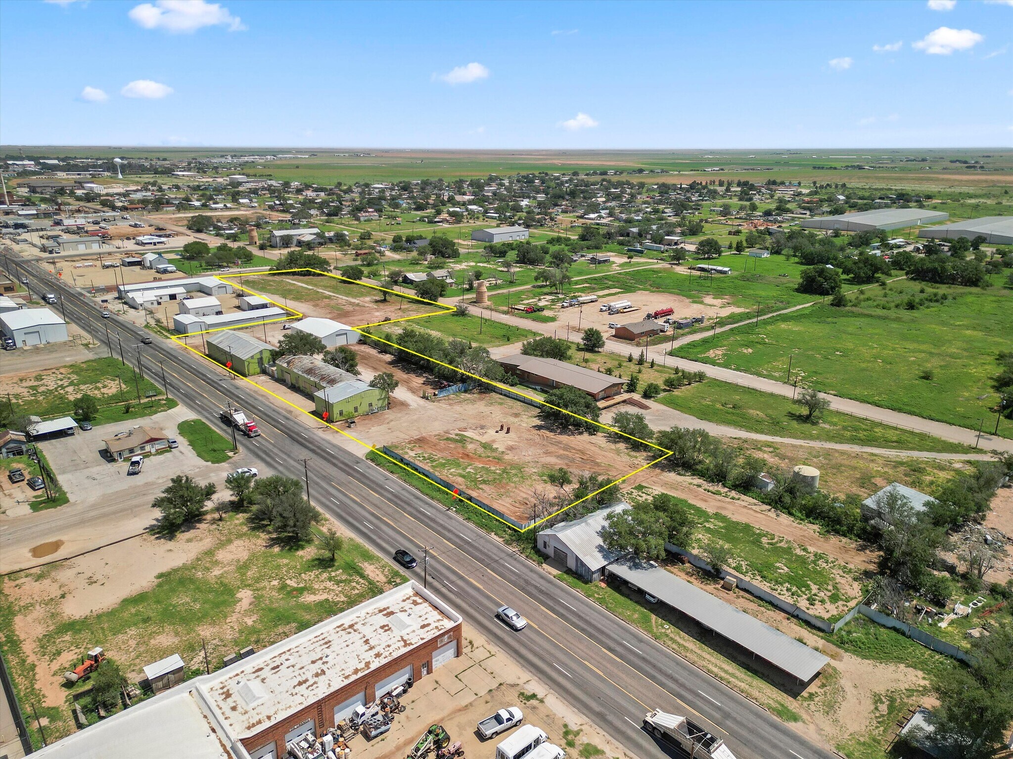 211 S Lynn Ave, Lamesa, TX à vendre Aérien– Image 1 sur 19
