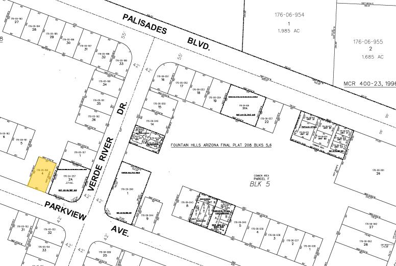 16766 E Parkview Ave, Fountain Hills, AZ à louer - Plan cadastral – Image 2 sur 10
