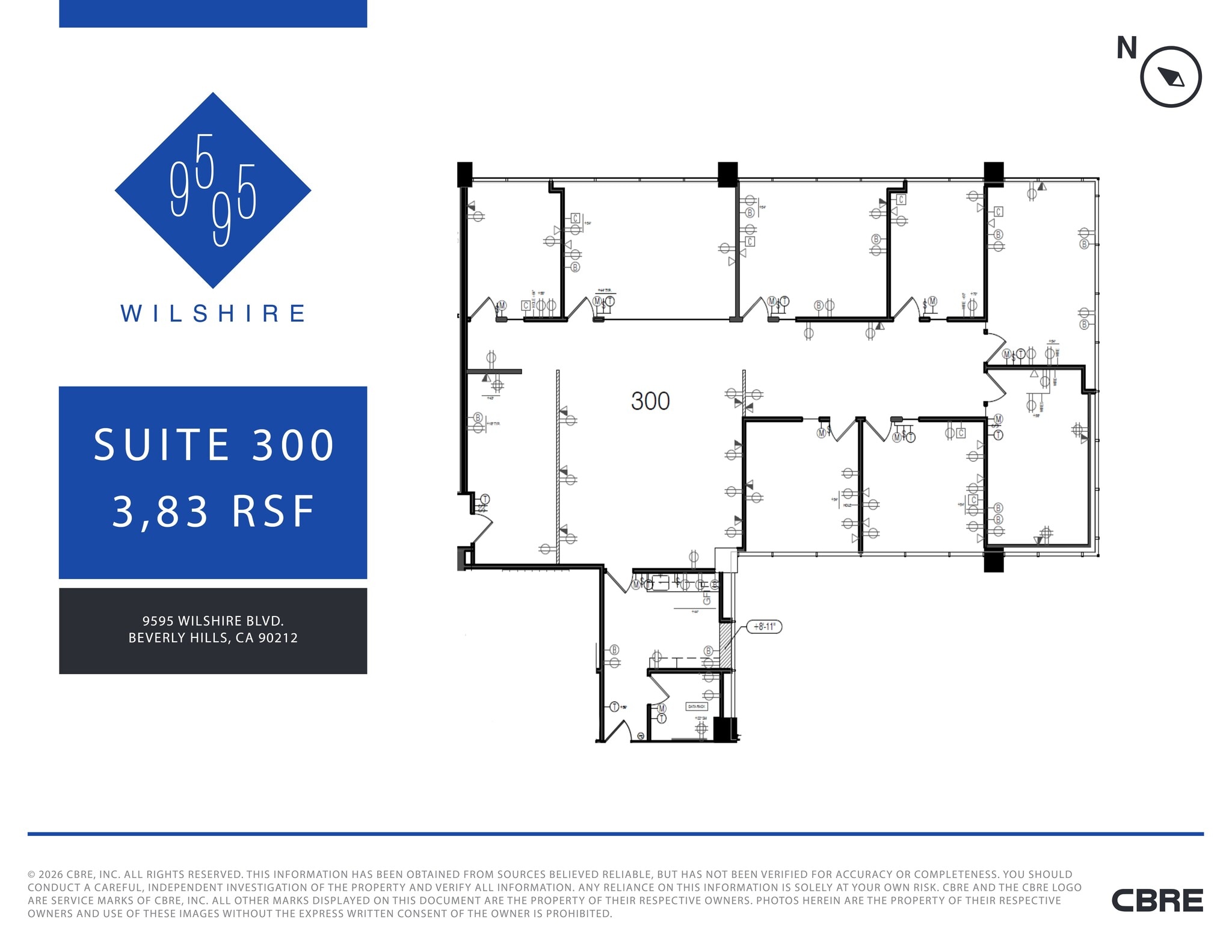 9595 Wilshire Blvd, Beverly Hills, CA à louer Plan de site– Image 1 sur 1