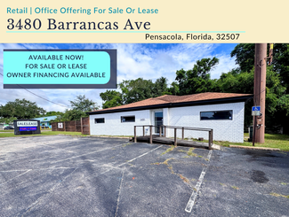 Plus de détails pour 3480 Barrancas Ave, Pensacola, FL - Bureau/Local commercial à louer