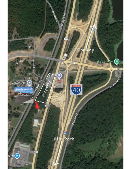 558 Highway 365, Mayflower, AR à vendre - Aérien – Image 2 sur 9