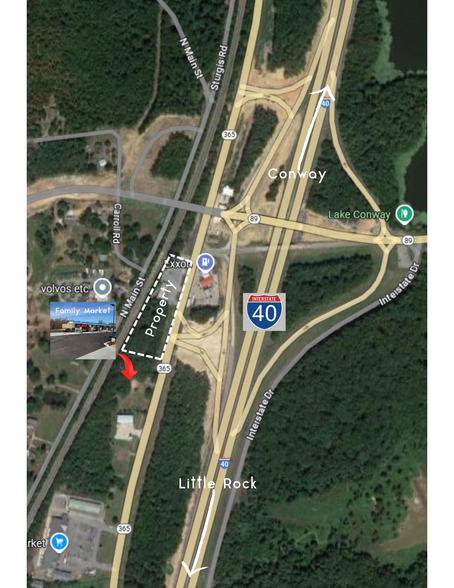 558 Highway 365, Mayflower, AR à vendre - Aérien – Image 2 sur 15
