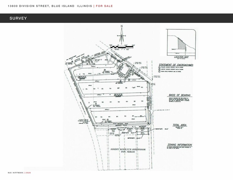 13800 Division St, Blue Island, IL à vendre - Plan cadastral – Image 2 sur 2