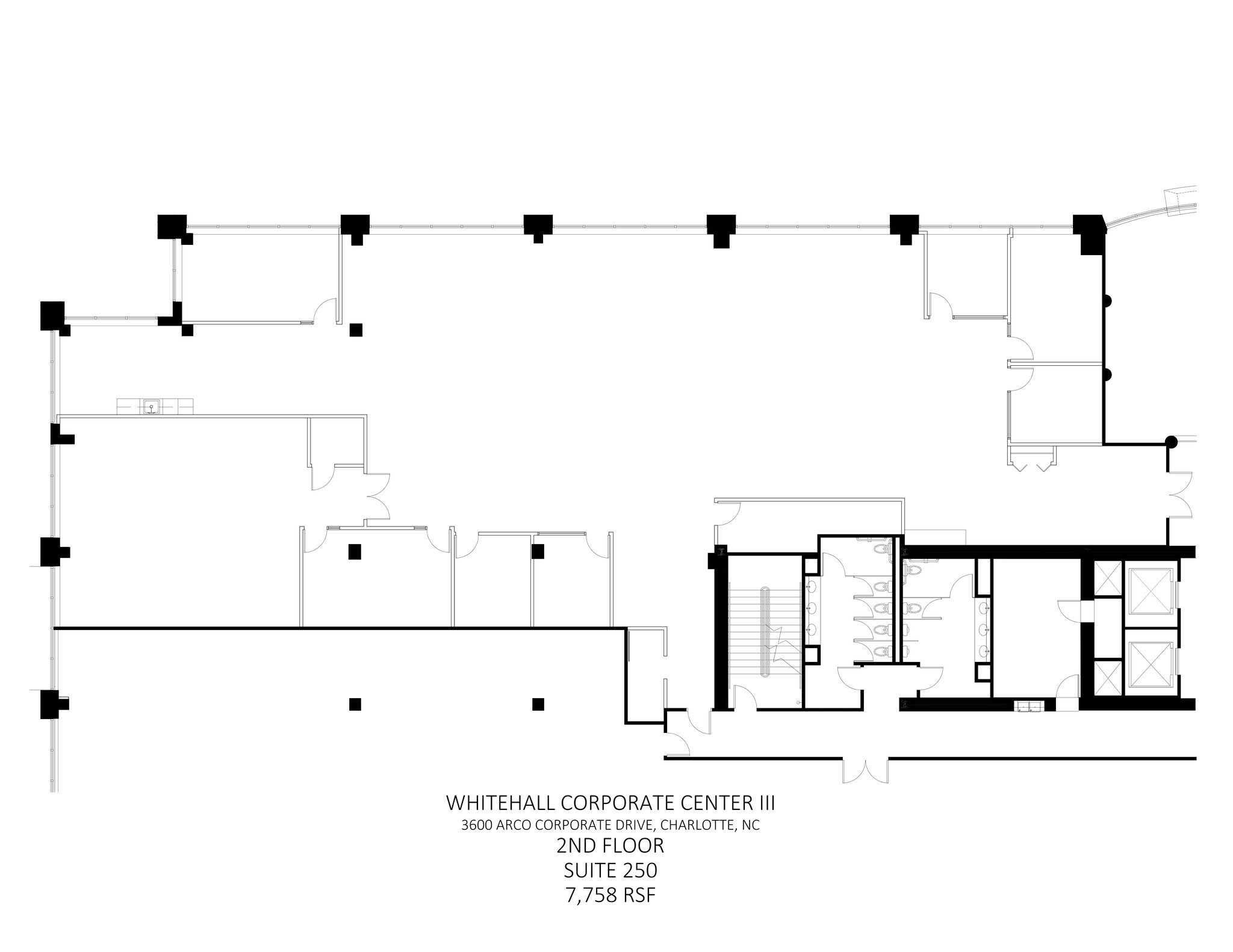 3600 Arco Corporate Dr, Charlotte, NC à louer Plan de site– Image 1 sur 1