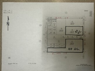 Plus de détails pour 00 20th ST .E. St, Lancaster, CA - Terrain à vendre