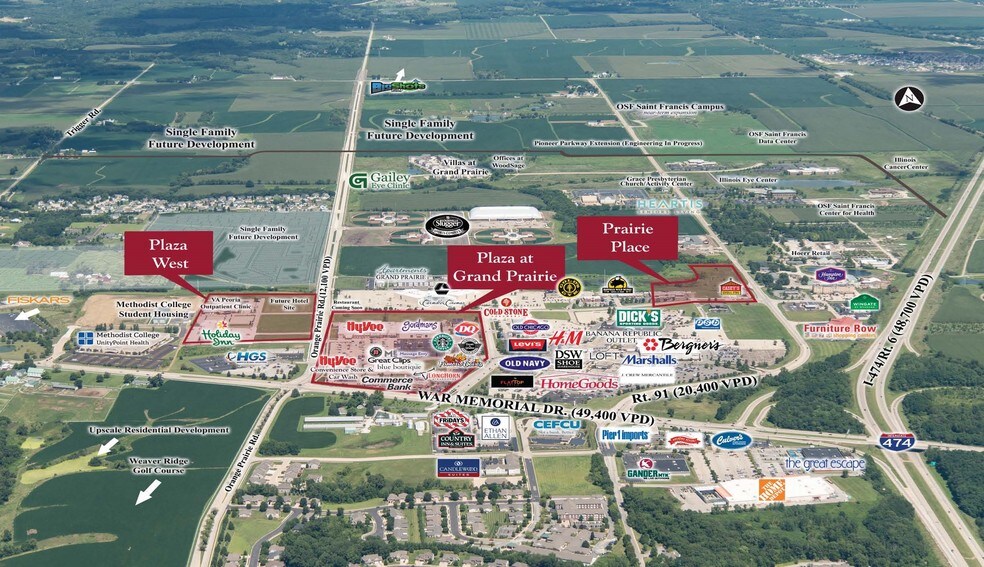 W American Prairie Dr @ N Orange Prairie Dr, Peoria, IL à vendre - Photo de l’immeuble – Image 3 sur 5