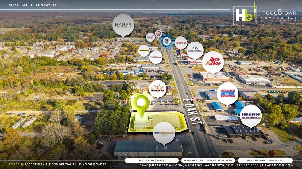 1422 E Oak St, Conway, AR à vendre - Photo de l’immeuble – Image 3 sur 6