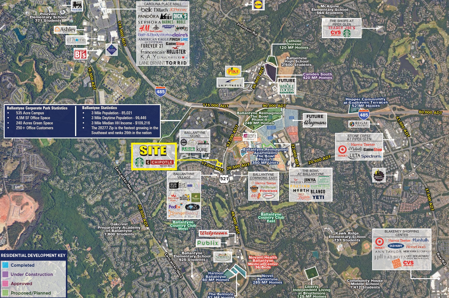 13855 Conlan Cir, Charlotte, NC à louer Aérien– Image 1 sur 5